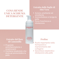 Schiuma detergente