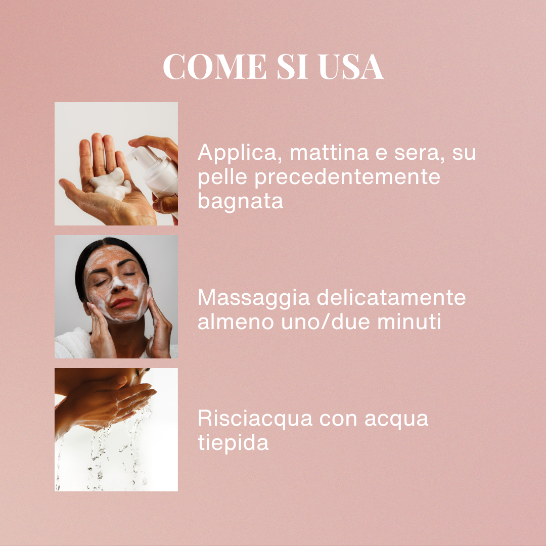 Schiuma detergente